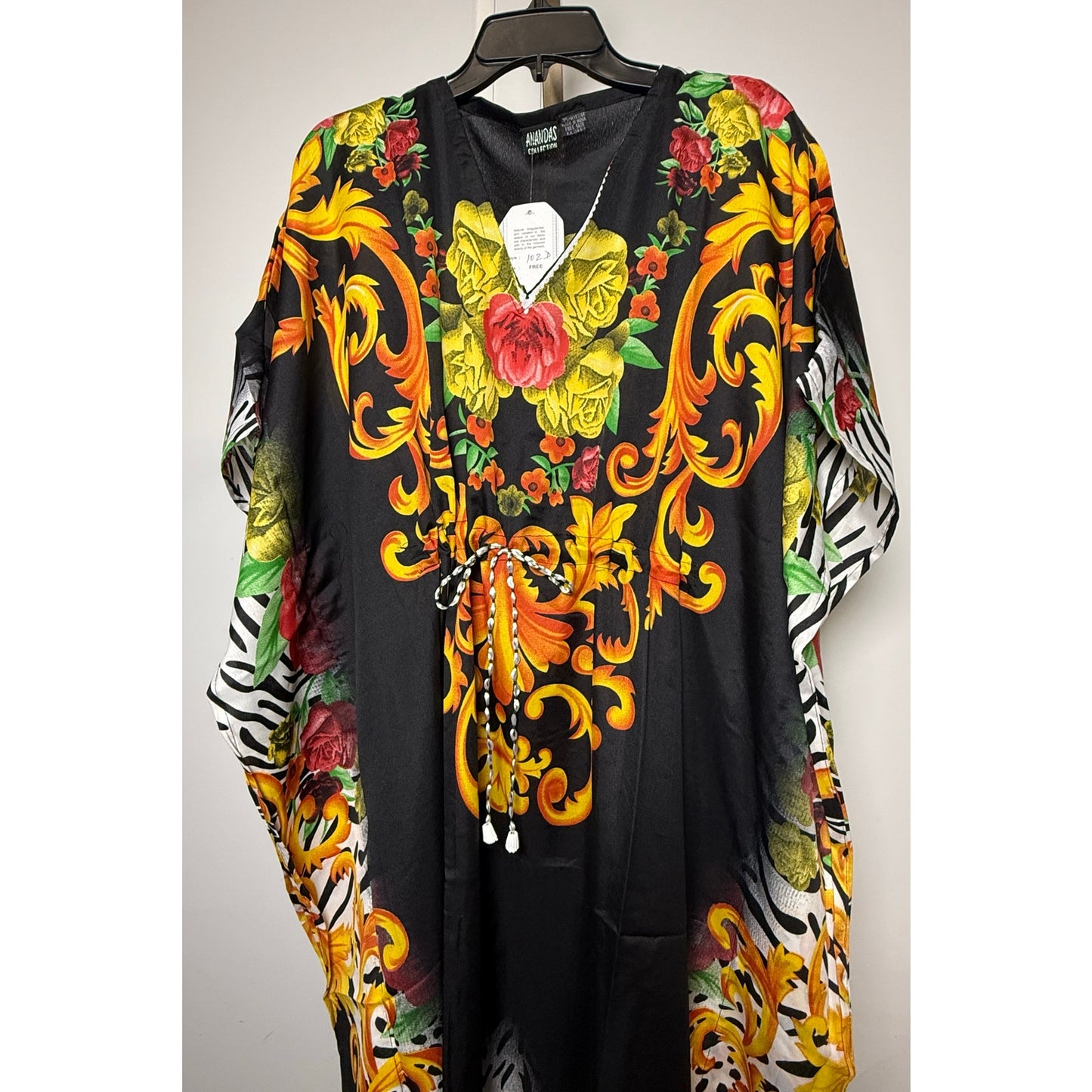 Maxi long Kaftan Women's Maxi Dress, Cover-Ups, One Size